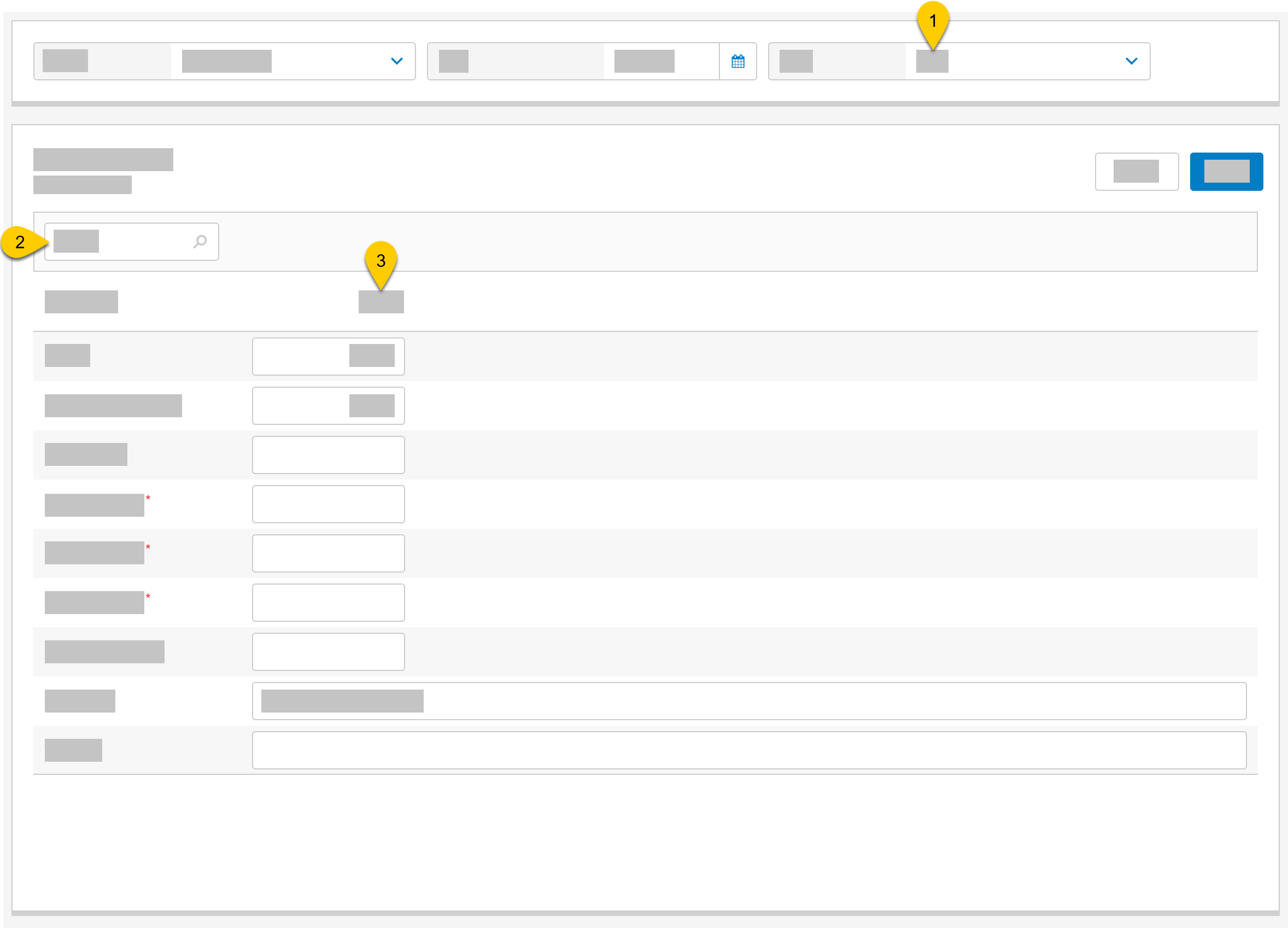 A labeled overview of the Sales/Misc utility.